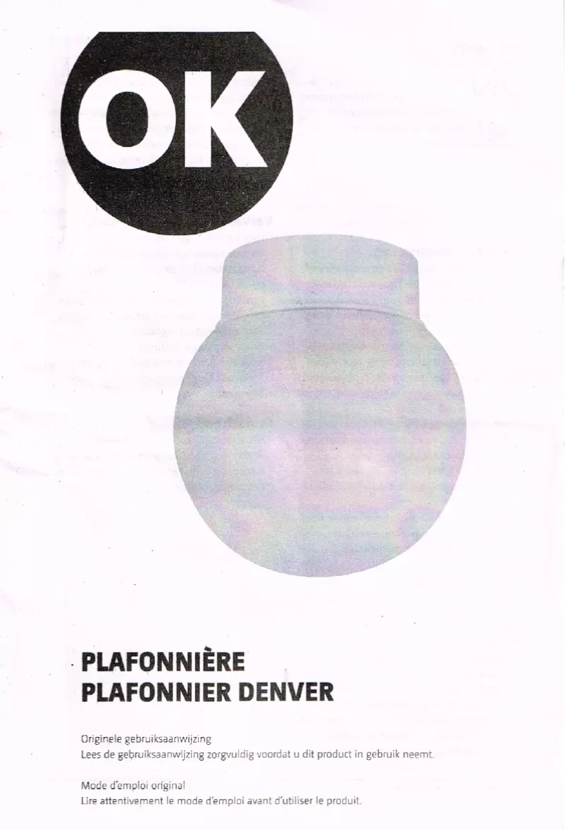 Image de la première page du manuel de l'appareil Denver (551549)