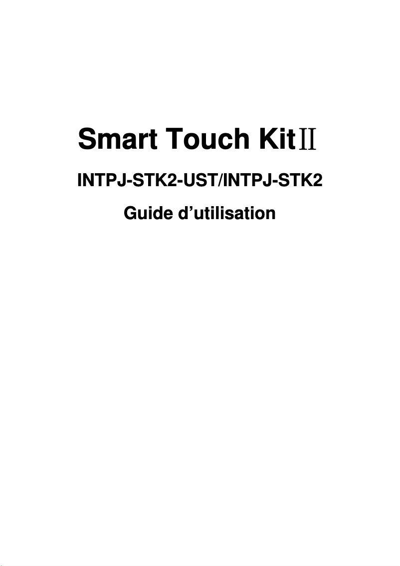 Page 1 de la notice Manuel utilisateur Acer Smart Touch Kit II