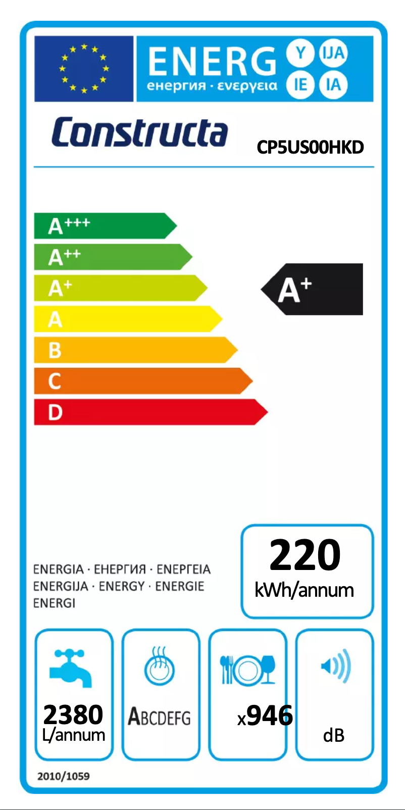 Image de la première page du manuel de l'appareil CP5US00HKD