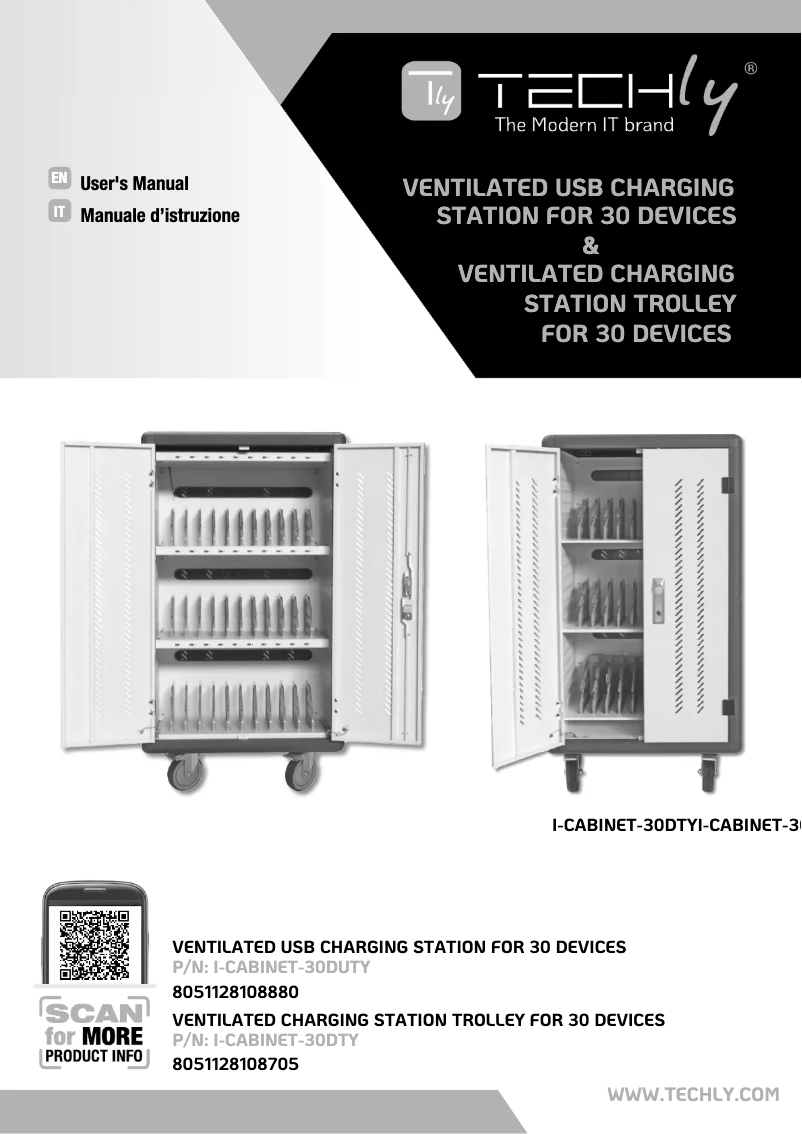 Page n°1 - Manuel utilisateur Techly I-CABINET-30DUTY