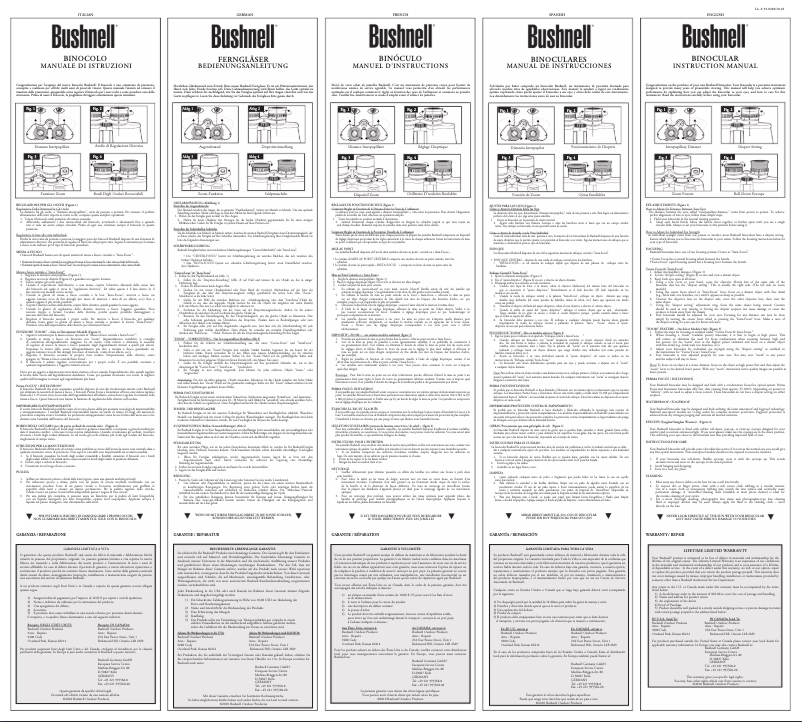 Página 1 del manual Manual de usuario Bushnell H2O 8x42