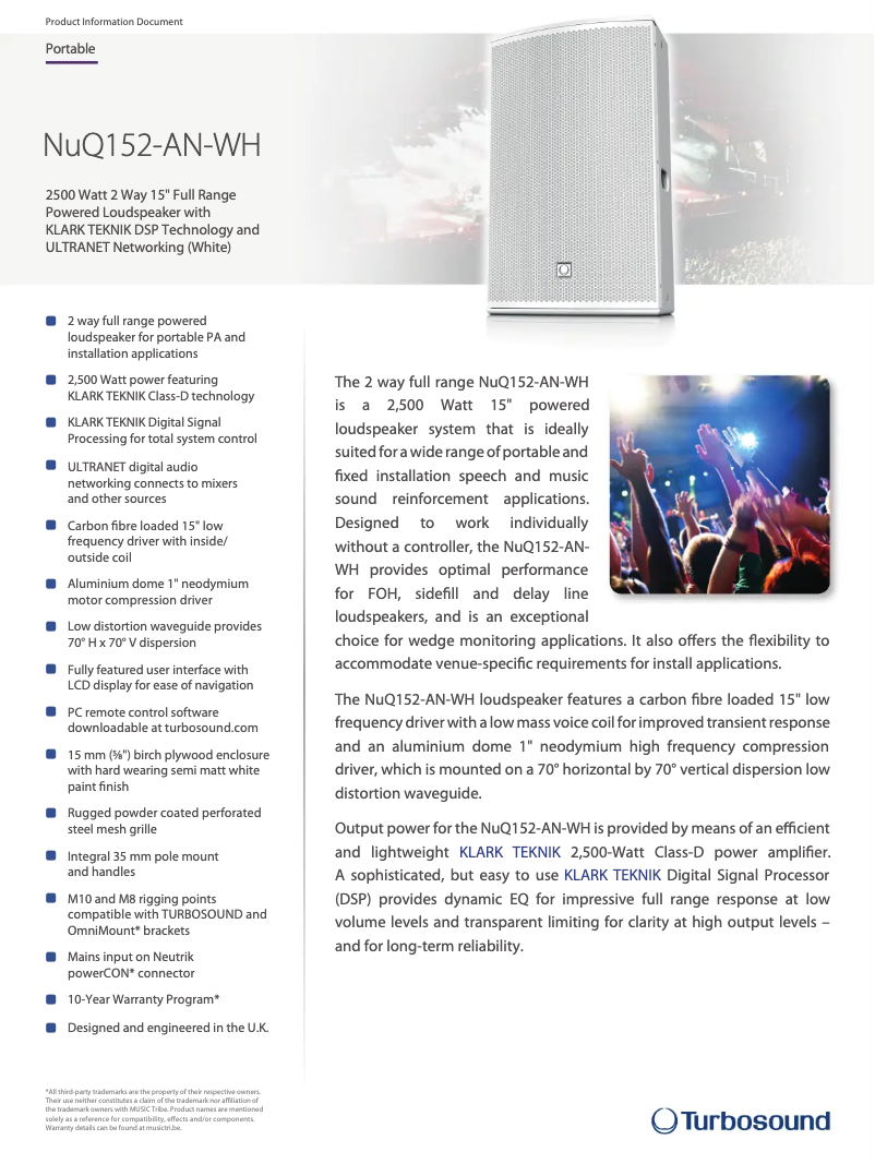 Imagen de la primera página del manual del dispositivo NuQ152-AN