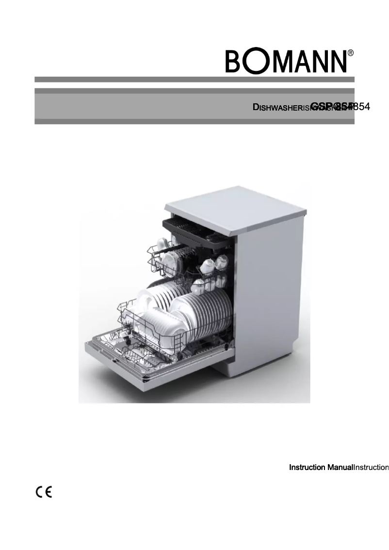 Image de la première page du manuel de l'appareil GSP 854