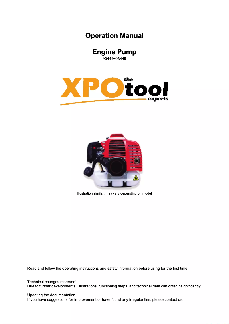 Imagen de la primera página del manual del dispositivo 63444