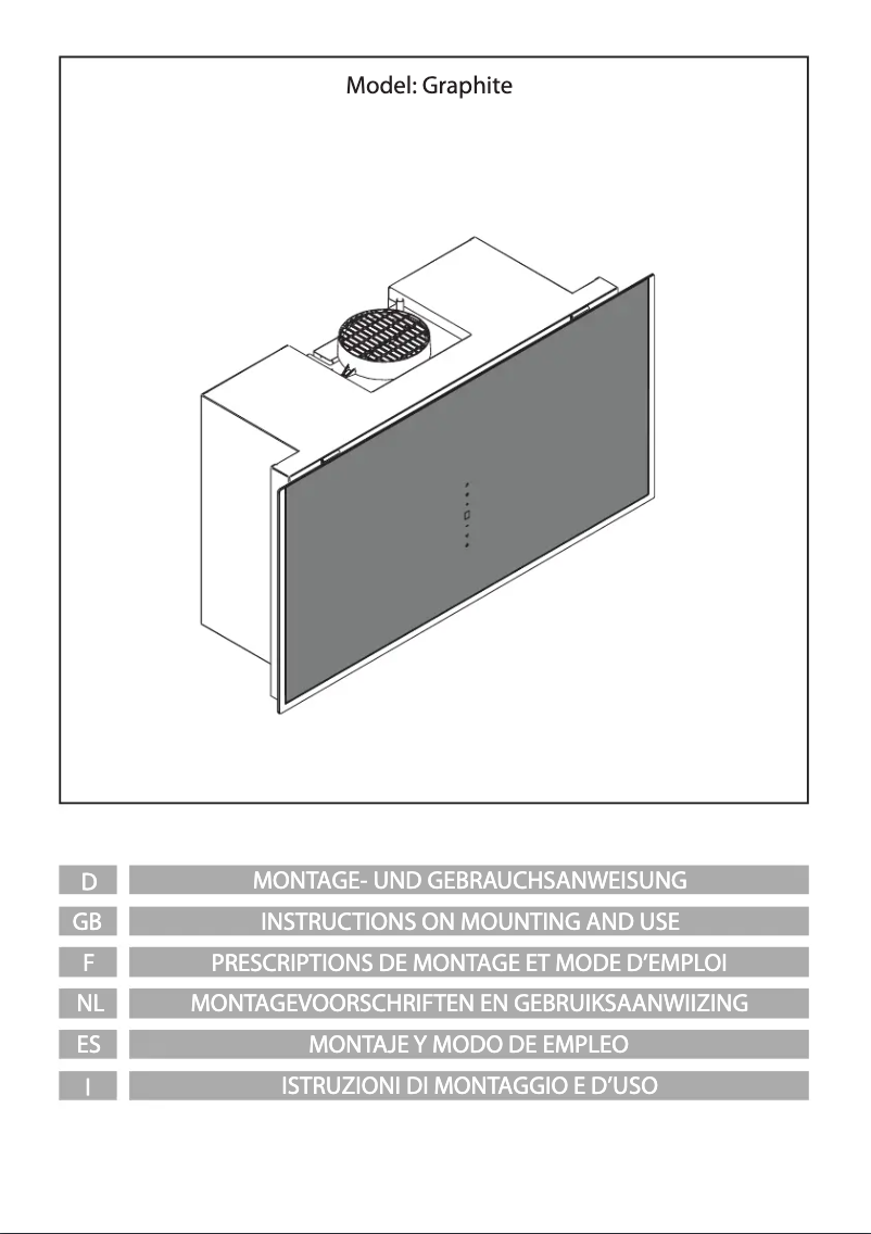 Page 1 de la notice Manuel utilisateur Airforce Graphite