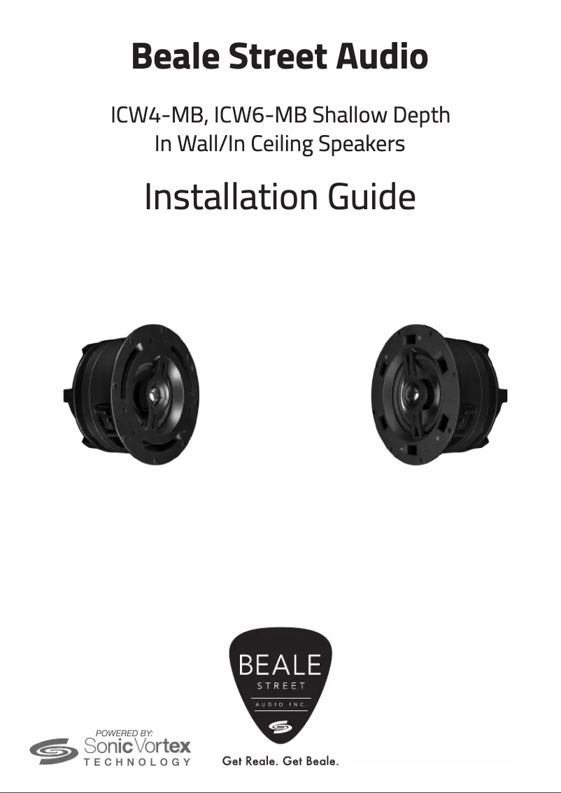 Page n°1 - Manuel utilisateur Beale ICW6-MB