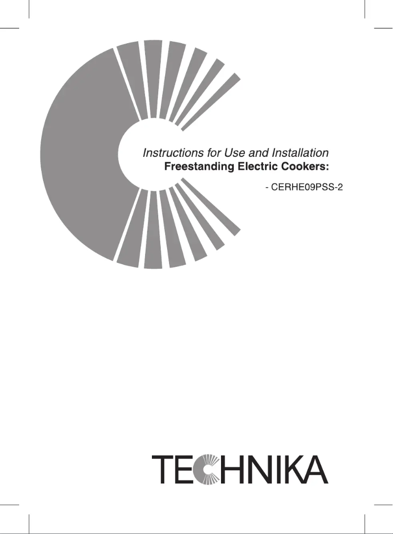 Page n°1 - Manuel utilisateur Technika CERHE09PSS-2
