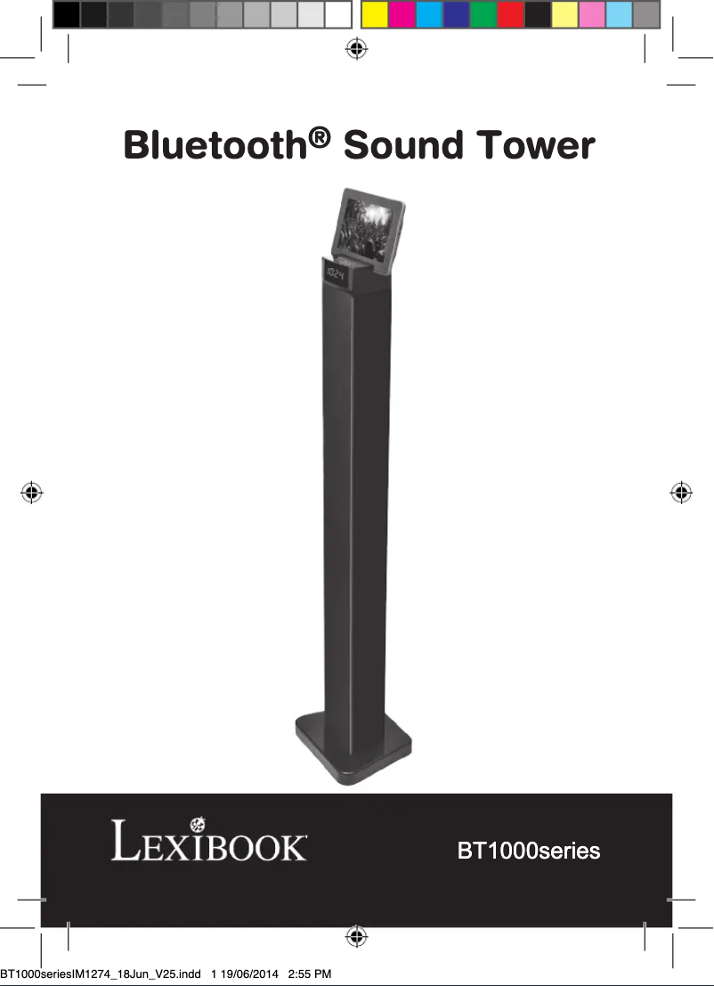 Image de la première page du manuel de l'appareil BT1000