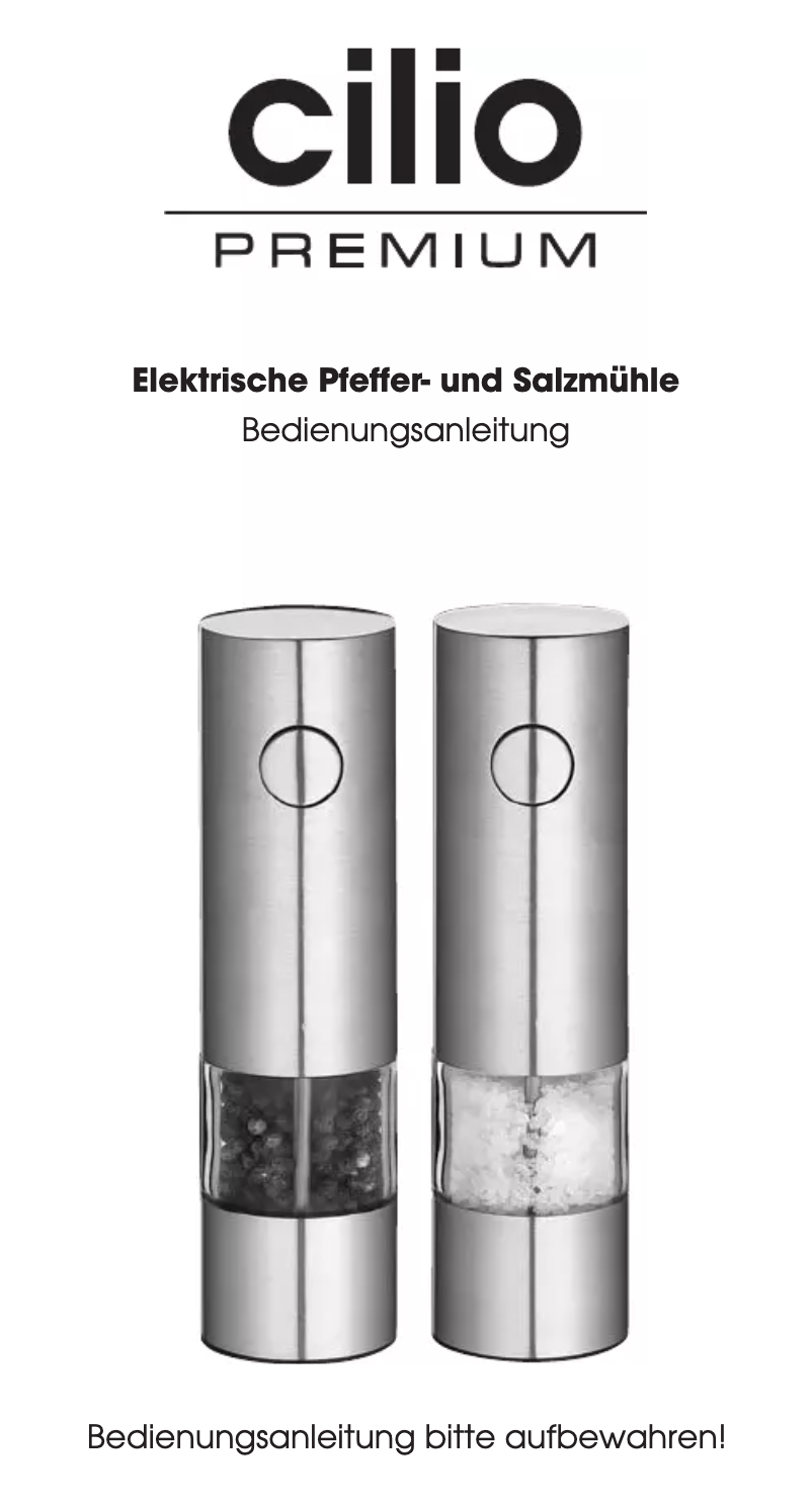 Página 1 del manual Manual de usuario Cilio 614053