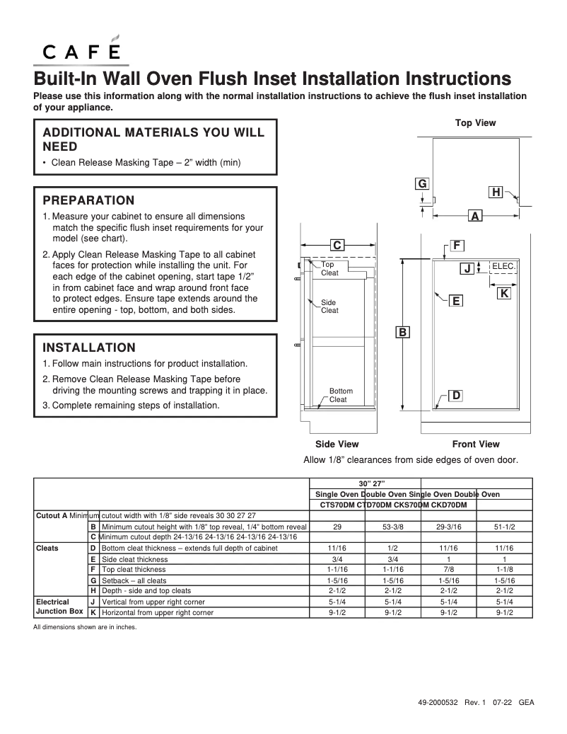 Imagen de la primera página del manual del dispositivo CTS70DM2NS5