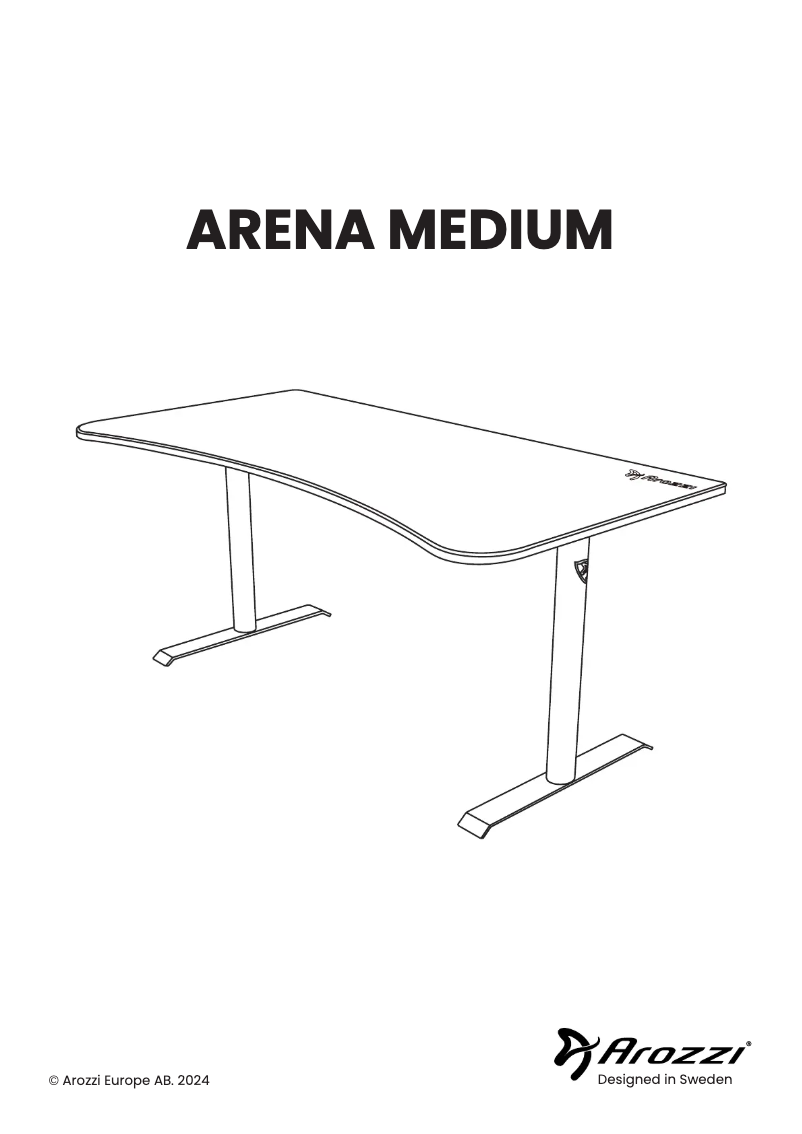 Page n°1 - Manuel utilisateur Arozzi Arena Medium