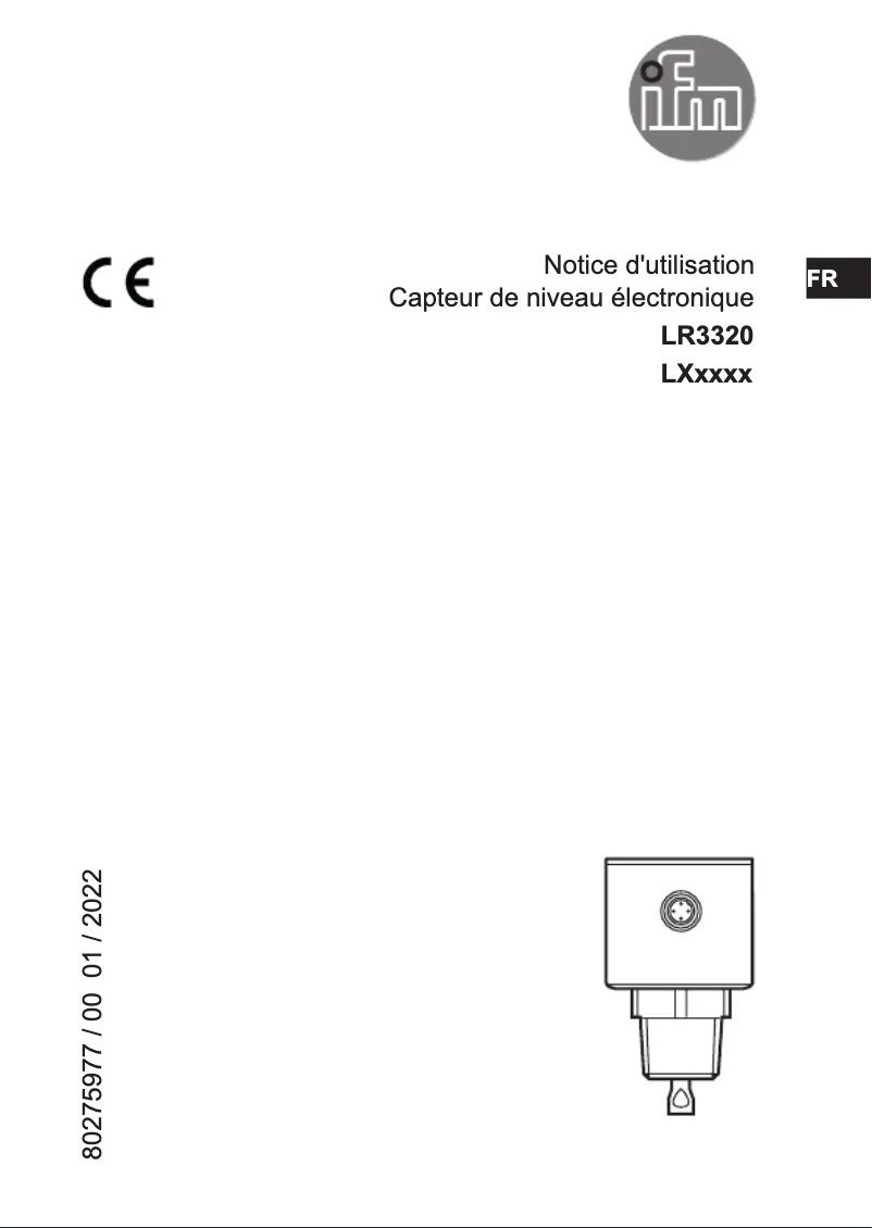 Image de la première page du manuel de l'appareil LR3320
