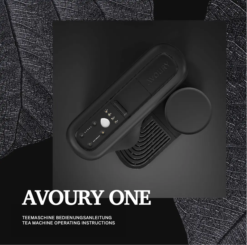 Page 1 de la notice Manuel utilisateur Avoury One
