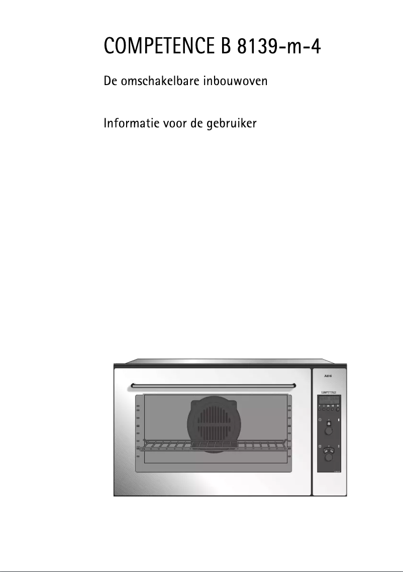Page n°1 - Manuel utilisateur AEG-Electrolux B 8139-5M