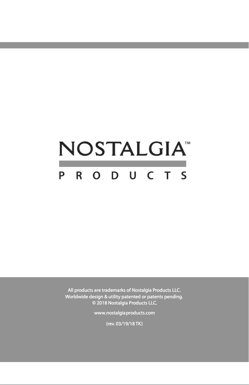 Page n°1 - Manuel utilisateur Nostalgia BSET300RETRORED