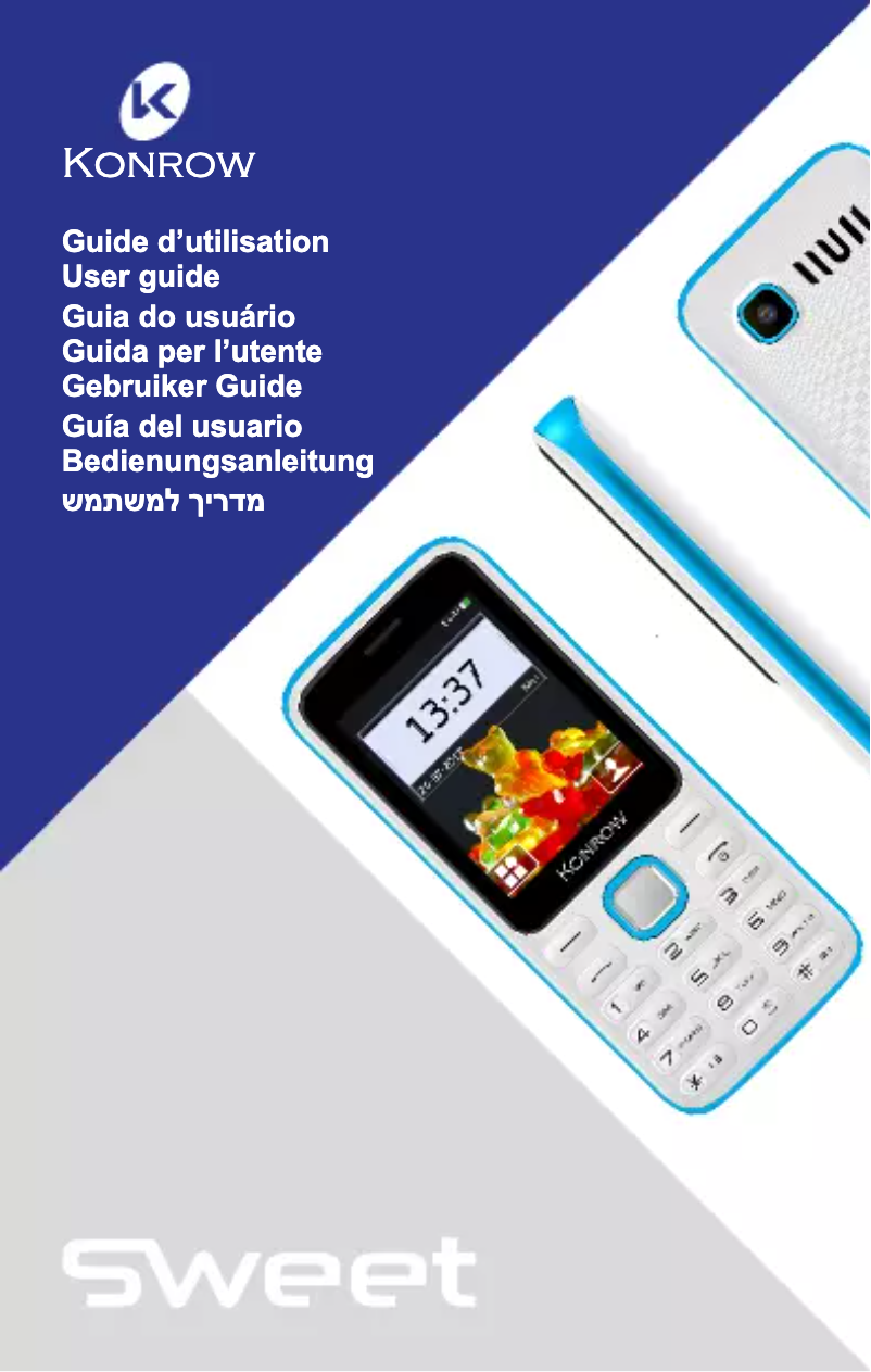 Image de la première page du manuel de l'appareil Sweet