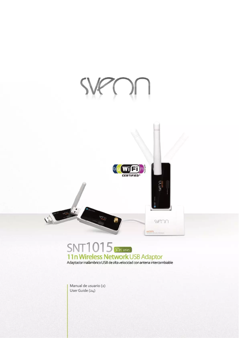 Page n°1 - Manuel utilisateur Sveon SNT1015