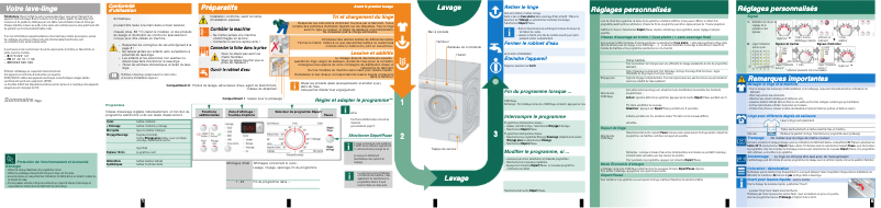 Page 1 de la notice Manuel utilisateur Bosch WAQ28362FF