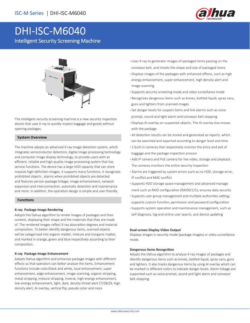 Image de la première page du manuel de l'appareil ISC-M6040
