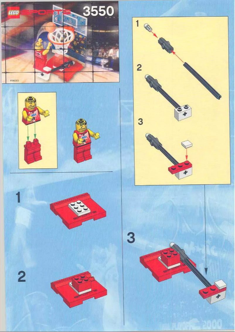 Page n°1 - Manuel utilisateur Lego Sports 3550