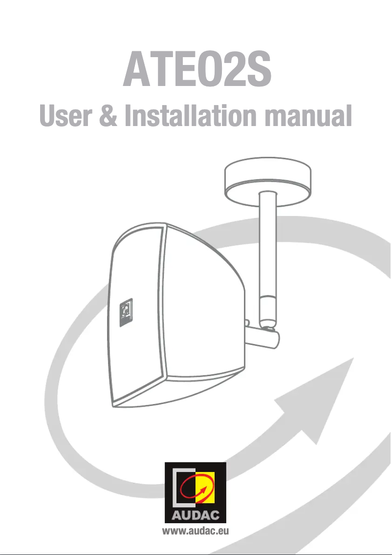 Page 1 de la notice Manuel utilisateur Audac ATEO2S