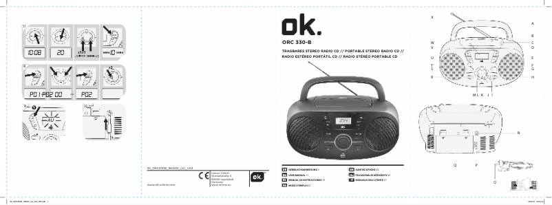 Image de la première page du manuel de l'appareil ORC 330-B