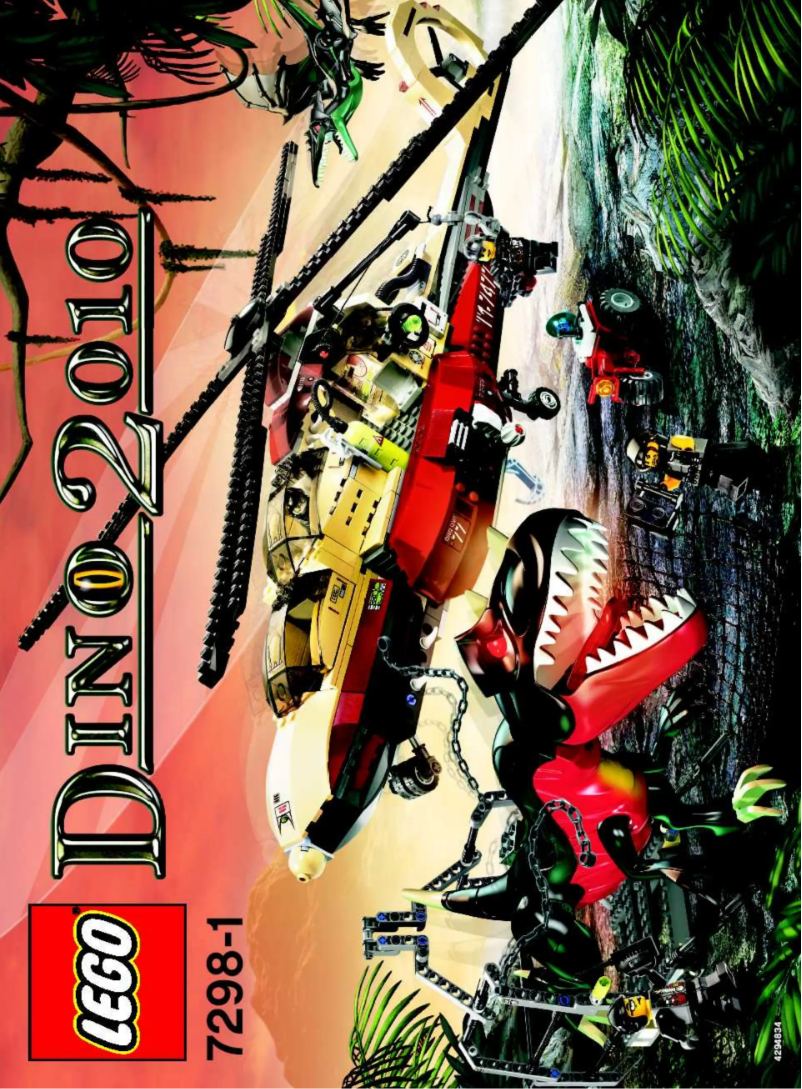 Page 1 de la notice Manuel utilisateur Lego Dino 7298