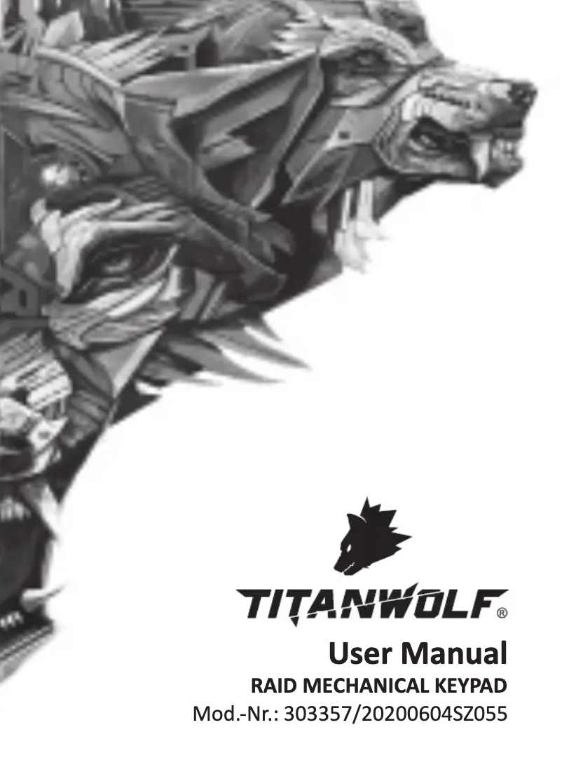 Page n°1 - Manuel utilisateur Titanwolf 303357