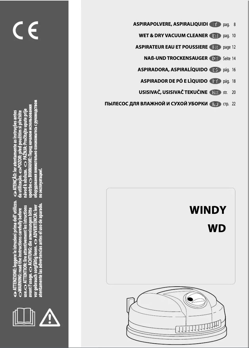 Image de la première page du manuel de l'appareil Windy 265 PF