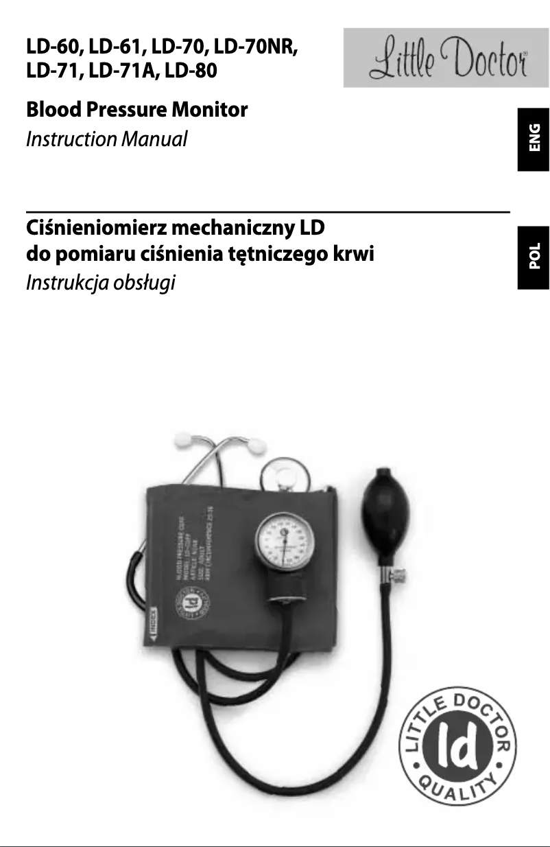 Page n°1 - Manuel utilisateur Little Doctor LD-70