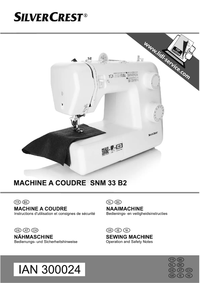 Página 1 del manual Manual de usuario SilverCrest SNM 33 B2