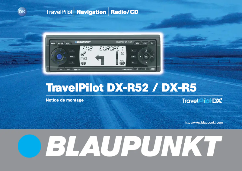 Page 1 de la notice Manuel utilisateur Blaupunkt TravelPilot DX-R5