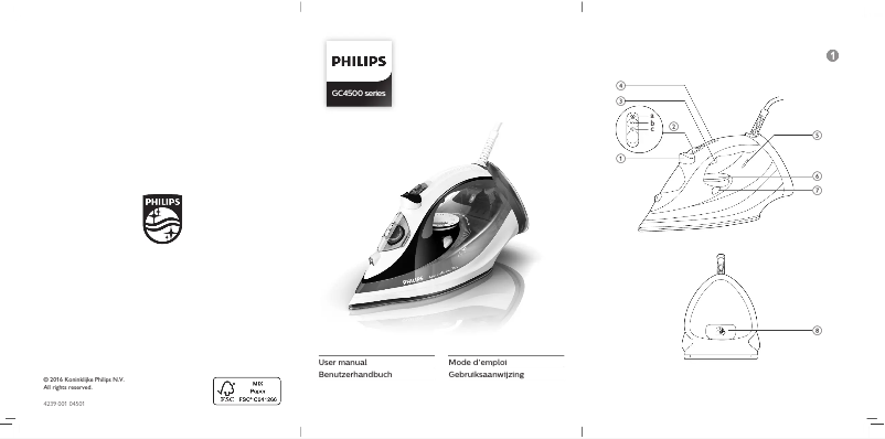 Image de la première page du manuel de l'appareil Azur GC4541