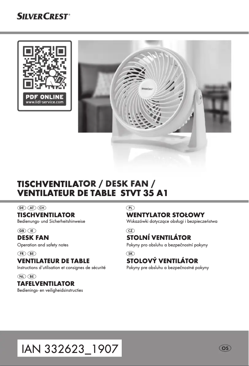 Page n°1 - Manuel utilisateur SilverCrest STVT 21 B1