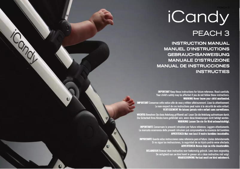 Page 1 de la notice Manuel utilisateur iCandy Peach 3