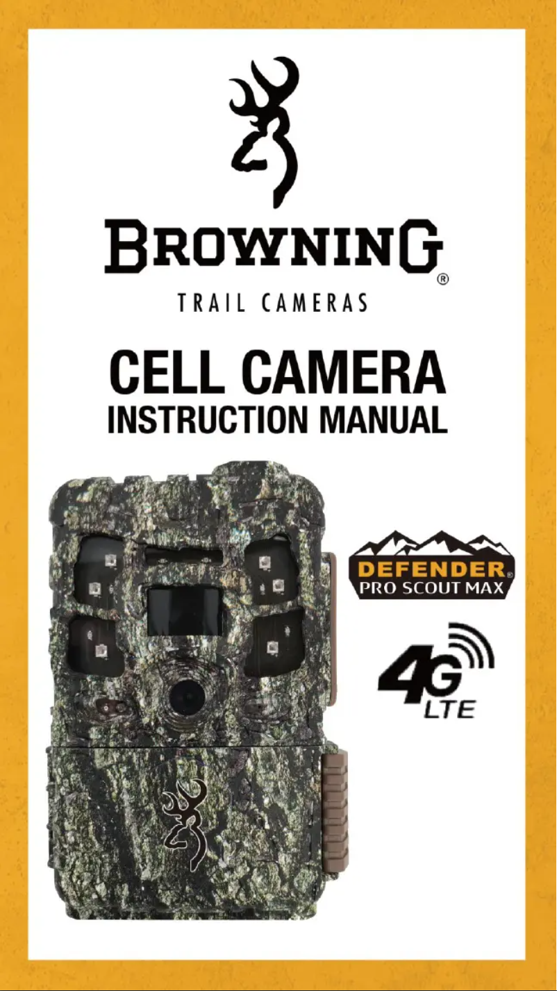 Page 1 de la notice Manuel utilisateur Browning Defender Scout Pro Max