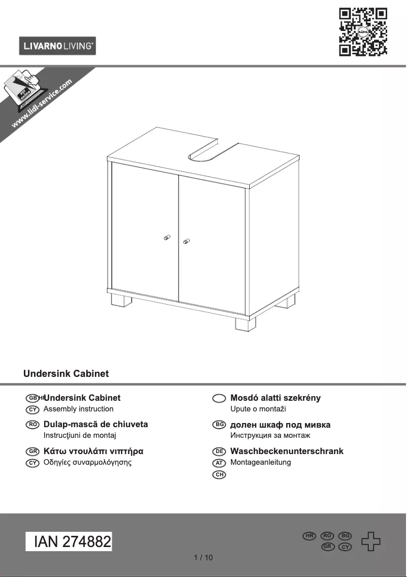 Page n°1 - Manuel utilisateur Livarno Lux IAN 274882