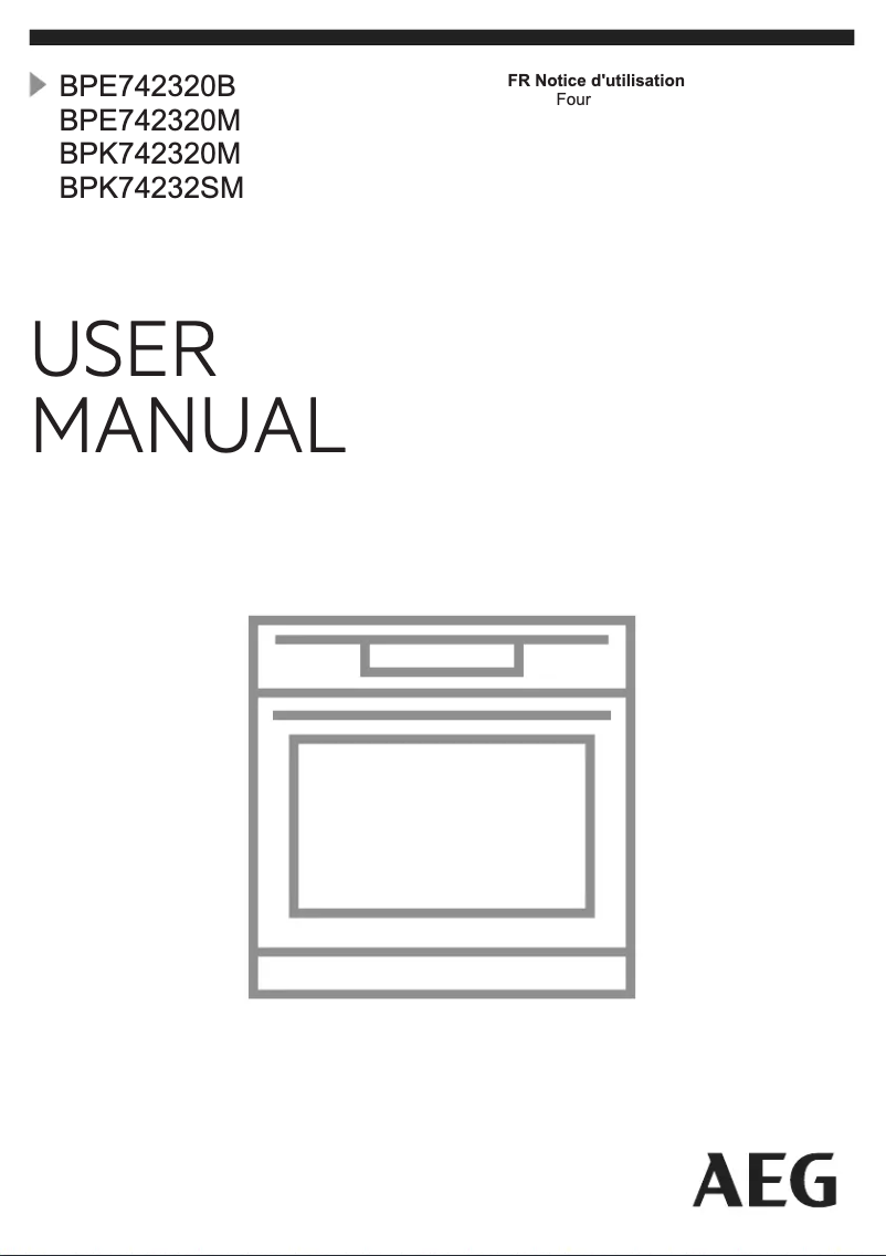 Página 1 del manual Manual de usuario AEG BPE742320M