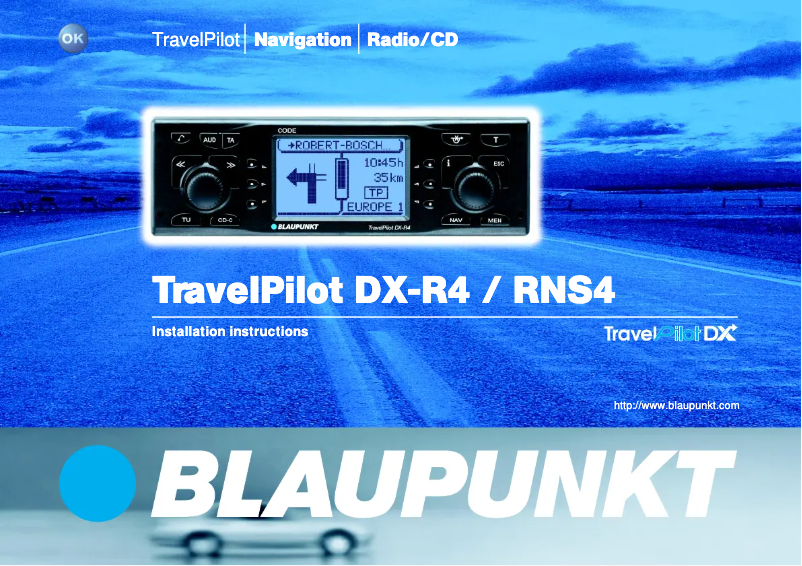 Imagen de la primera página del manual del dispositivo TravelPilot DX-R4