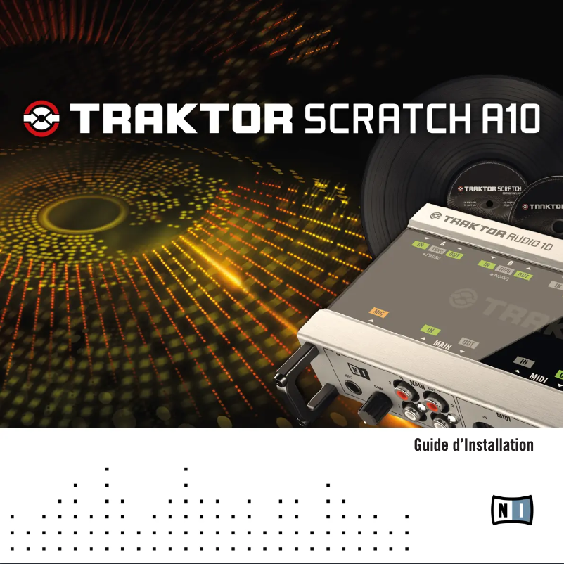 Page n°1 - Manuel utilisateur Native Instruments Traktor Scratch A10