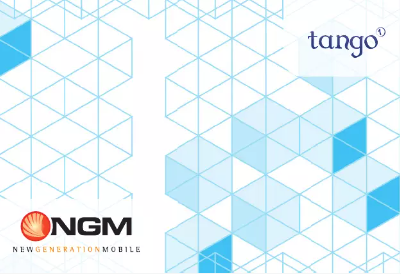 Page 1 de la notice Manuel utilisateur NGM Tango 1
