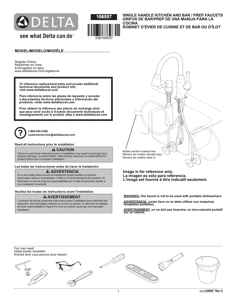 Image de la première page du manuel de l'appareil 9183-AR-DST