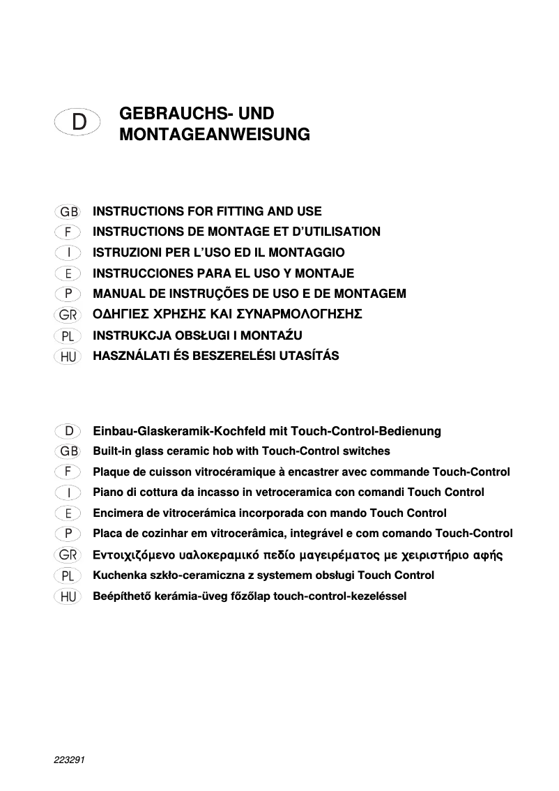 Page 1 de la notice Manuel utilisateur Teka VRTC90_OC