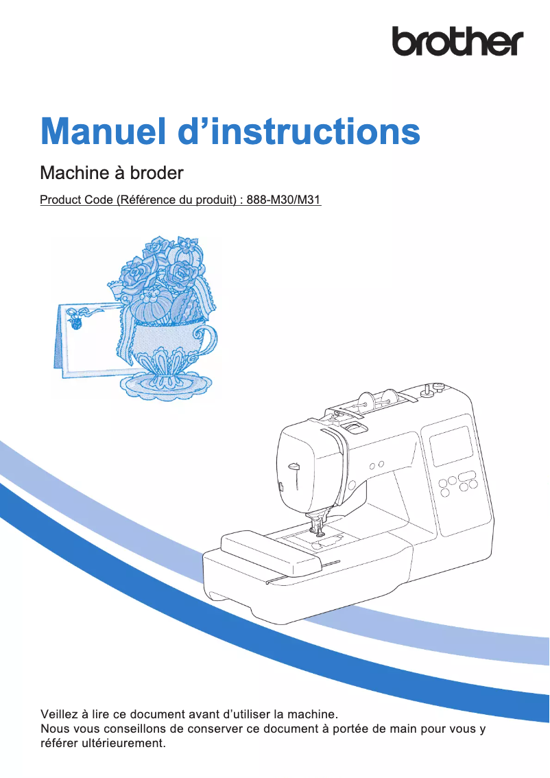 Image de la première page du manuel de l'appareil Innov-is M240ED