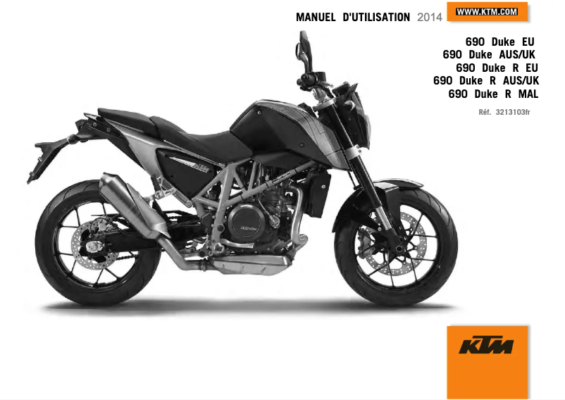 Página 1 del manual Manual de usuario KTM 690 Duke (2014)