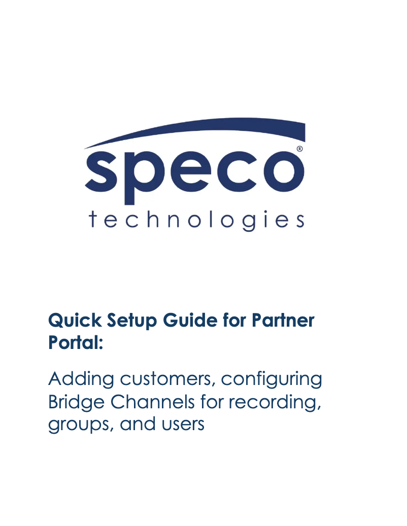 Image de la première page du manuel de l'appareil SGBRIDGE