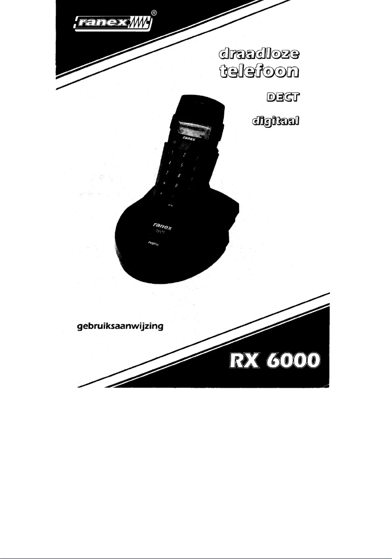 Page n°1 - Manuel utilisateur Ranex RX 6000