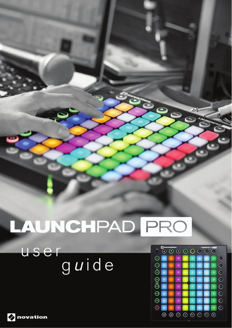 Page 1 de la notice Manuel utilisateur Novation Launchpad Pro