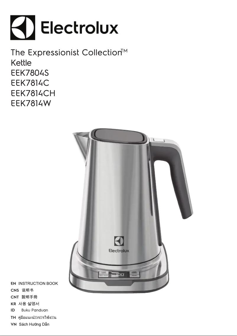 Image de la première page du manuel de l'appareil EEK7804S