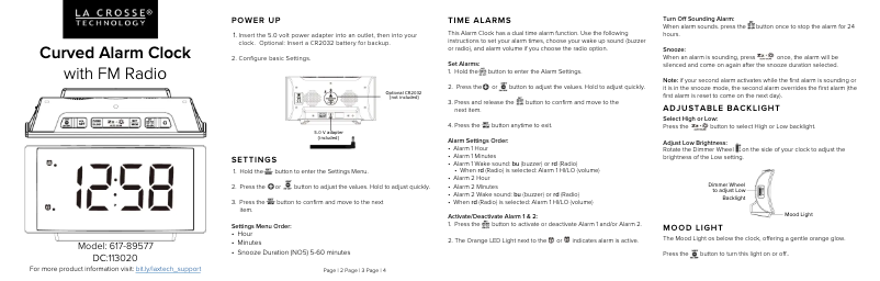Image de la première page du manuel de l'appareil 617-89577